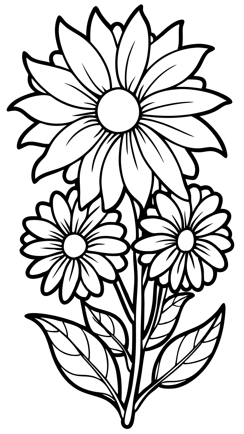 coloriages à imprimer des fleurs